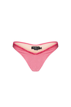 CALCINHA BIQUÍNI BORDADA LYCRA STRIPS ROSA