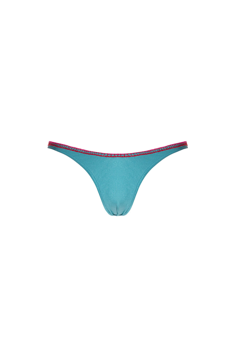 CALCINHA BIQUÍNI BORDADA LYCRA STRIPS AZUL