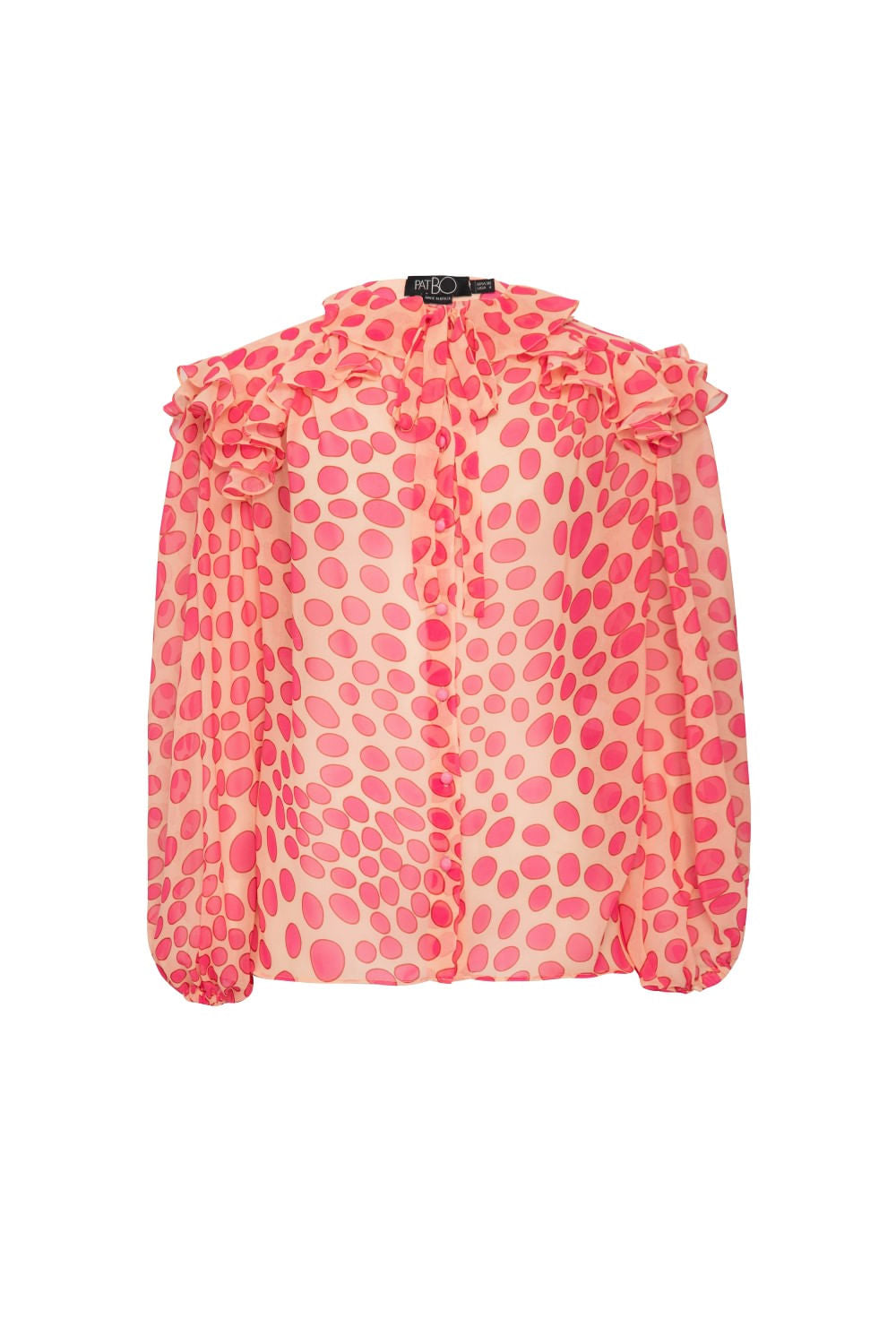 CAMISA TRANSPARÊNCIA POÁ BOSSA ROSA