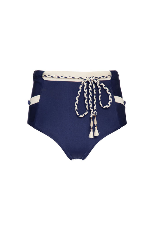 HOT PANTS CORDÃO LYCRA NAVY AZUL MARINHO