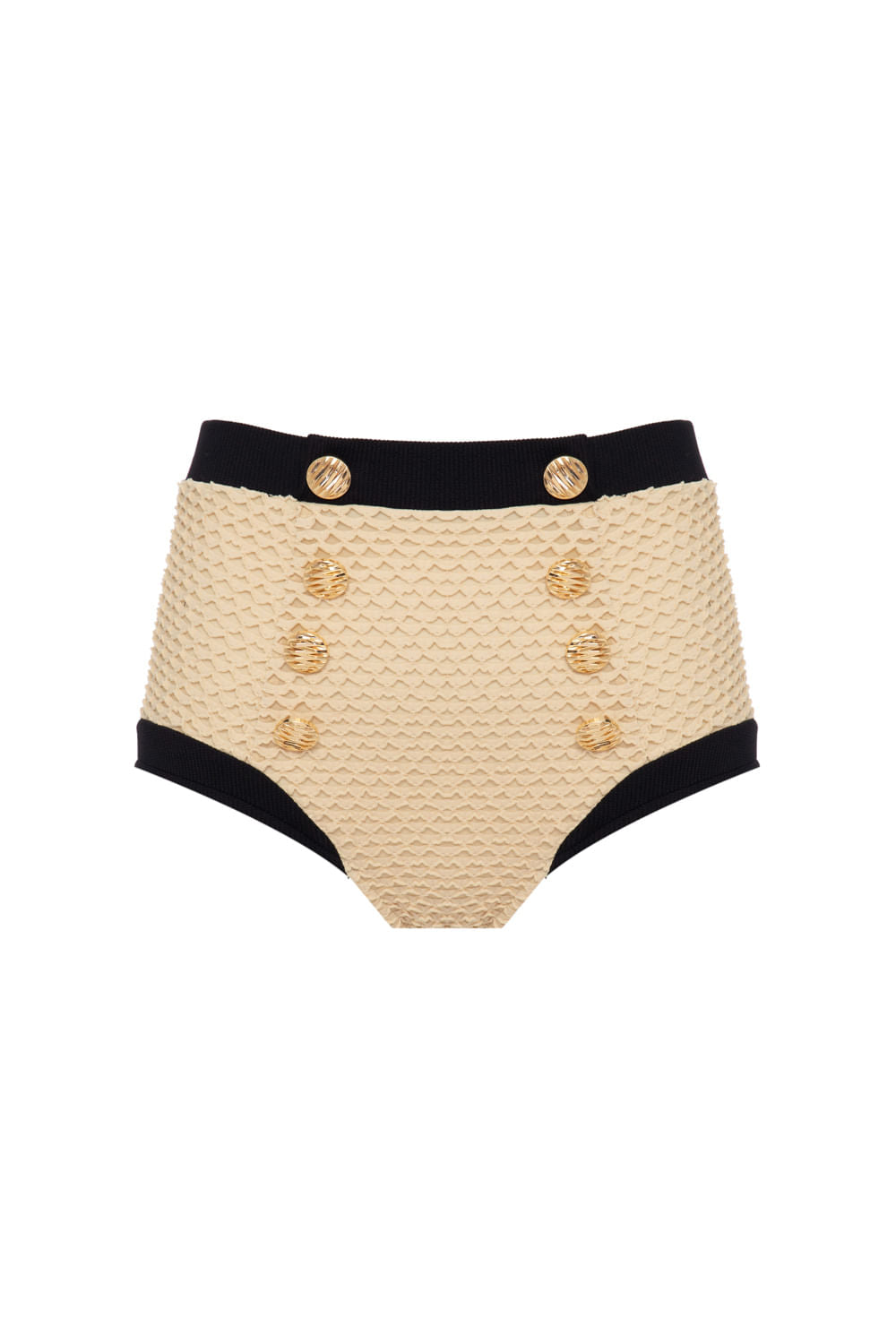 HOT PANTS BOTÕES DEEP DIVE OFF WHITE