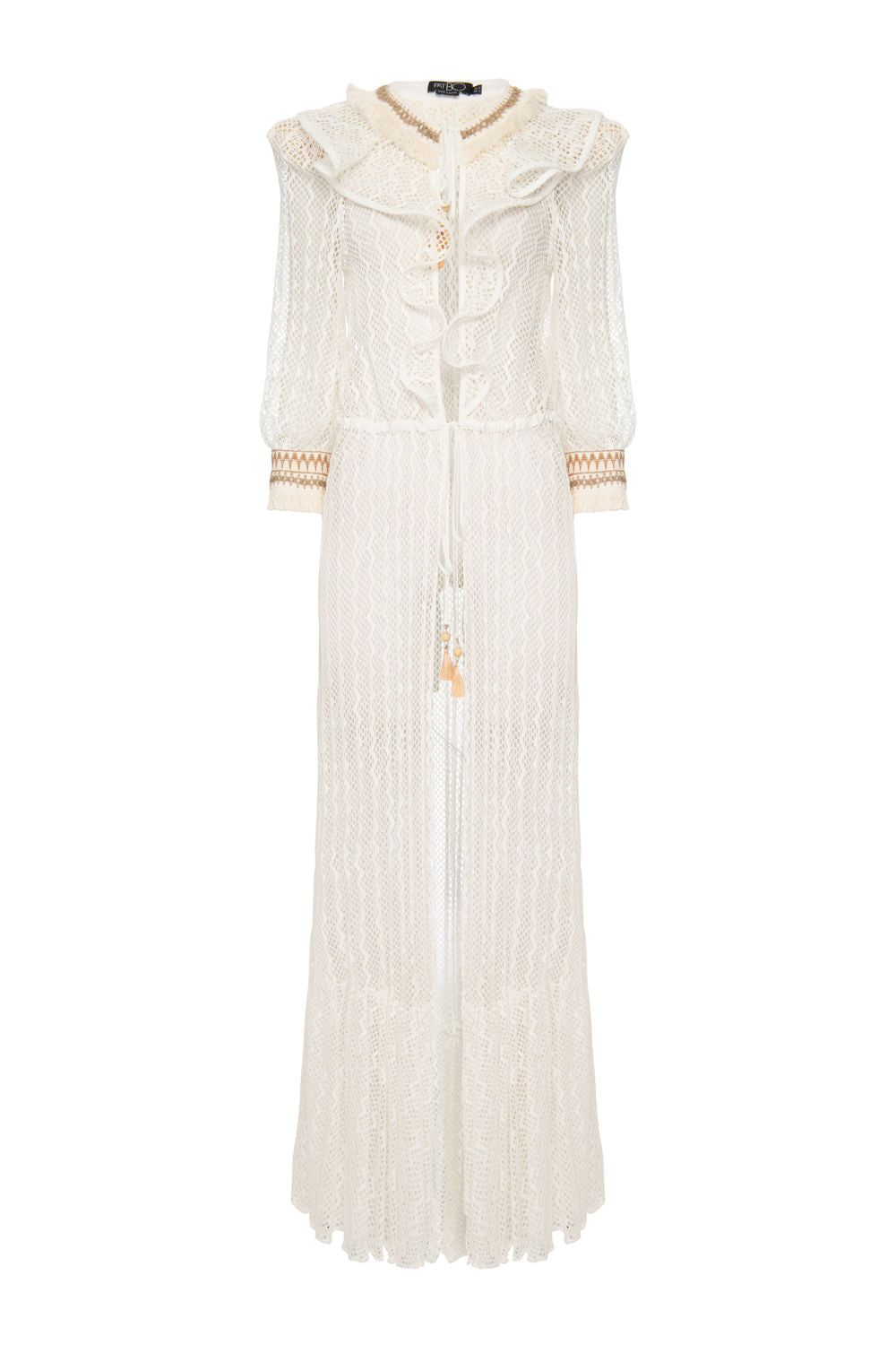 SAÍDA DE PRAIA LONGA TELA STARGAZER OFF WHITE