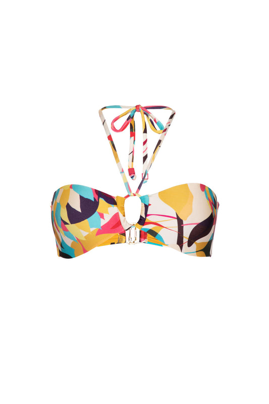 TOP BIQUÍNI TRANÇADO PROTEA AMARELO