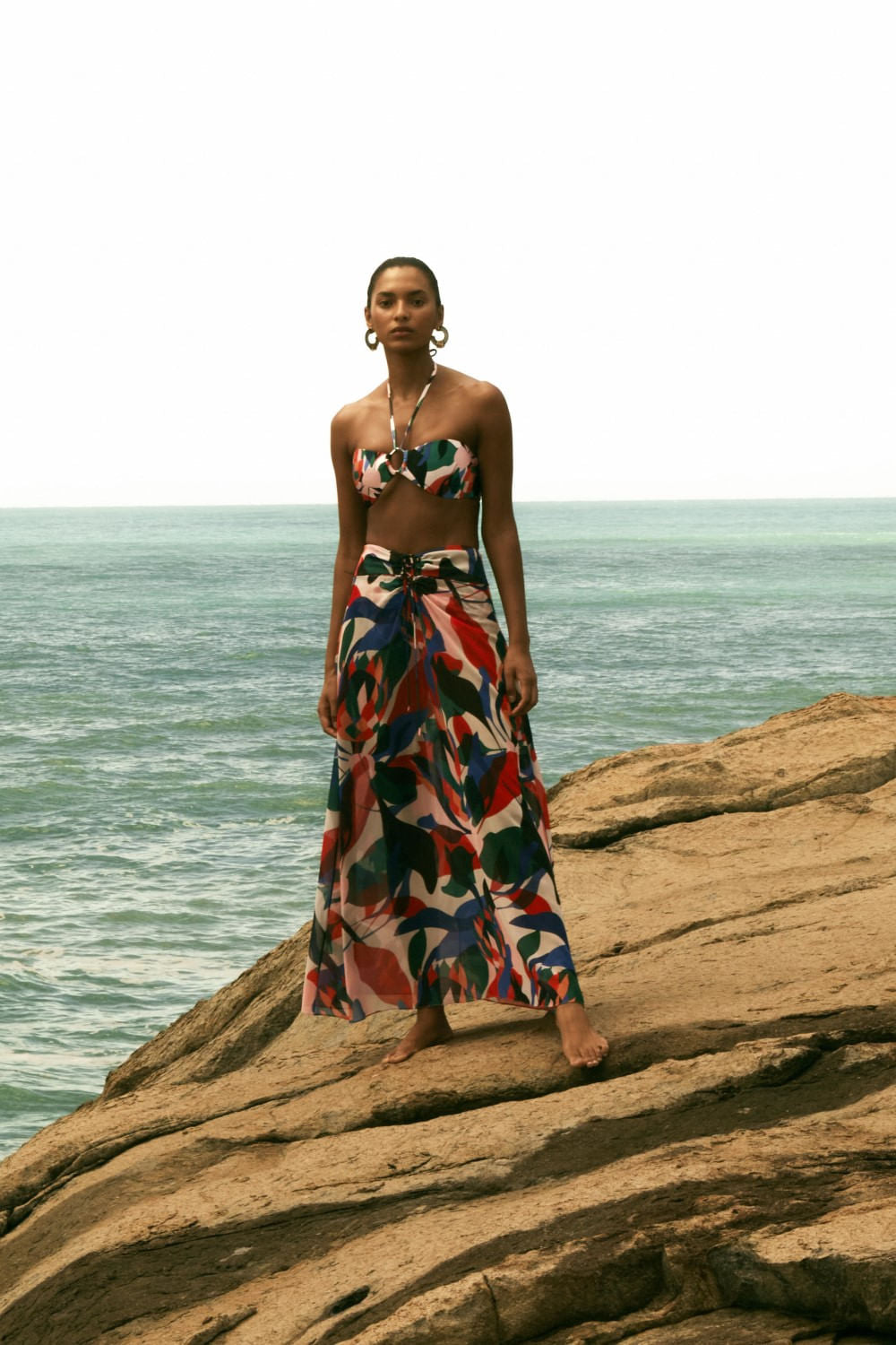 TOP BIQUÍNI TRANÇADO PROTEA VERMELHO