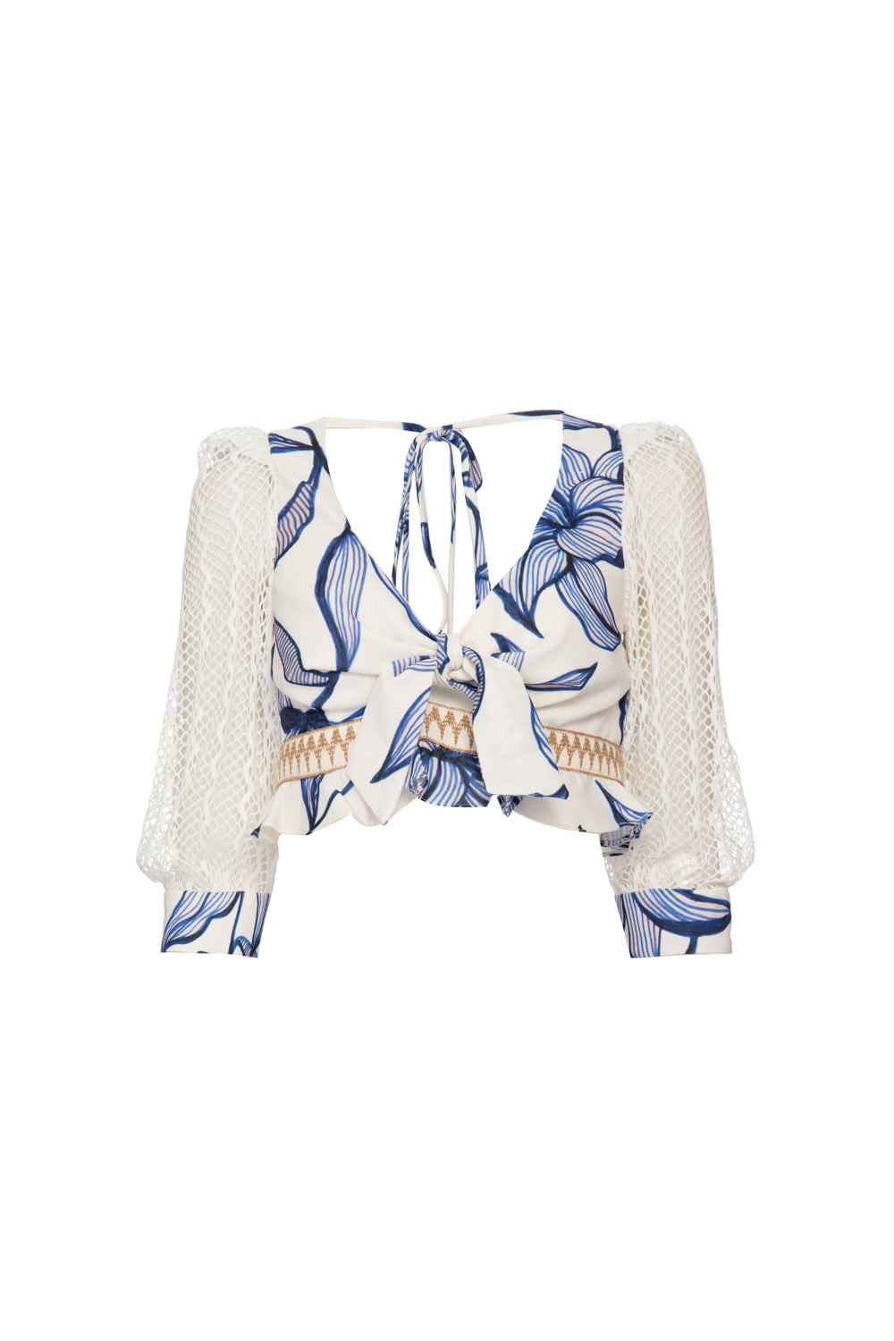 Top manga tela stargazer off white