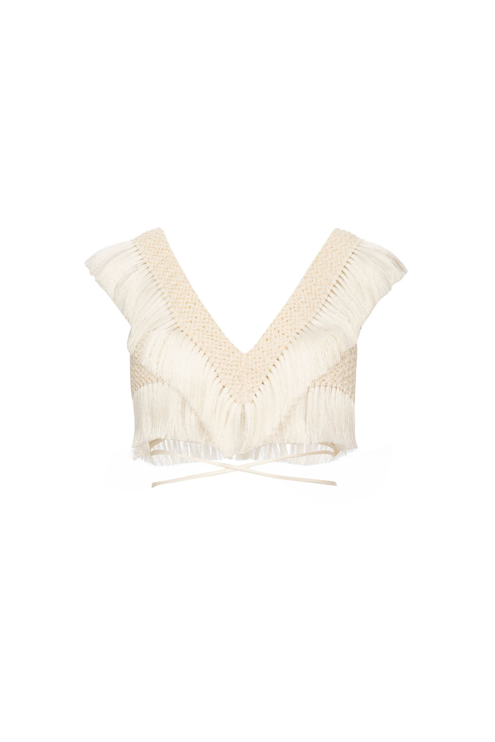Top franjas deep dive off white
