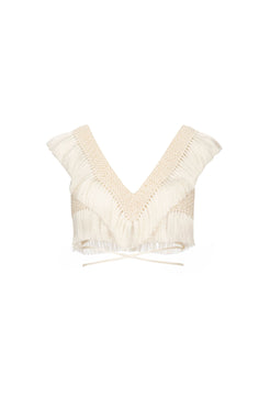 Top franjas deep dive off white