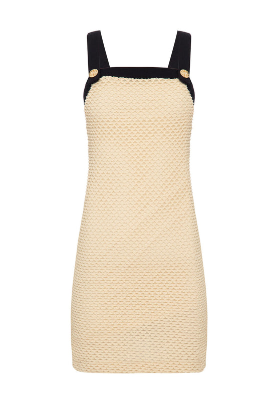 VESTIDO CURTO BOTÕES DEEP DIVE OFF WHITE