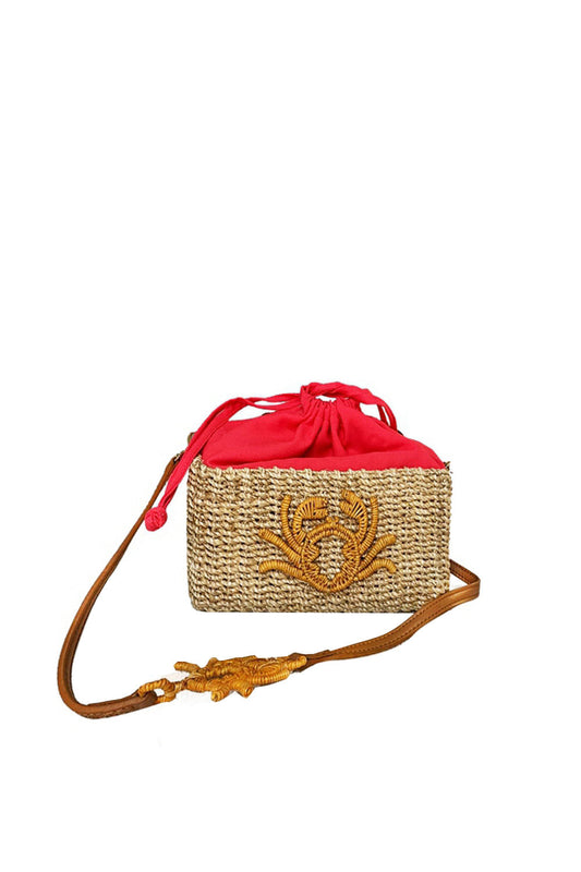 BOLSA 10457 IVY CRAB AB NATURAL/PINK