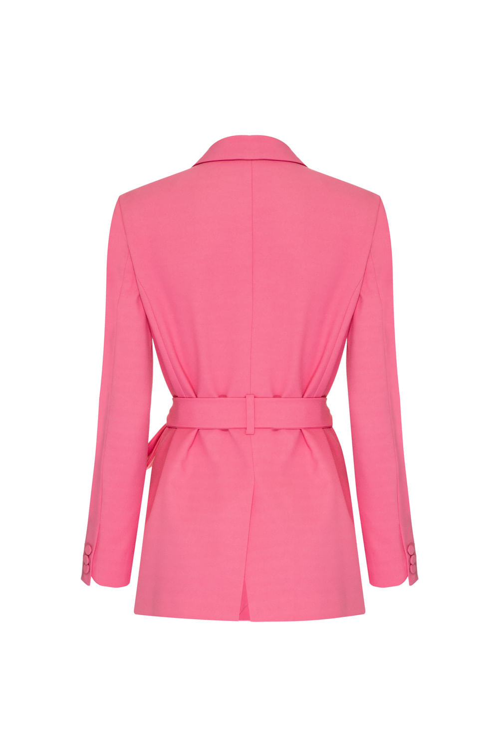 Blazer transpassado crepe rosa