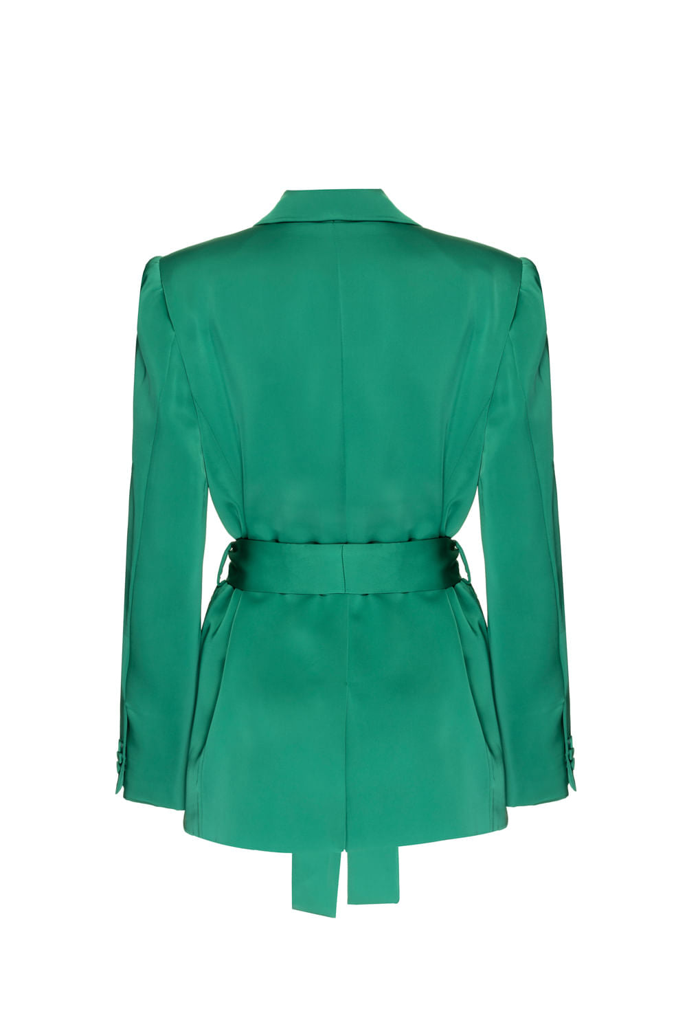 Blazer faixa cetim verde