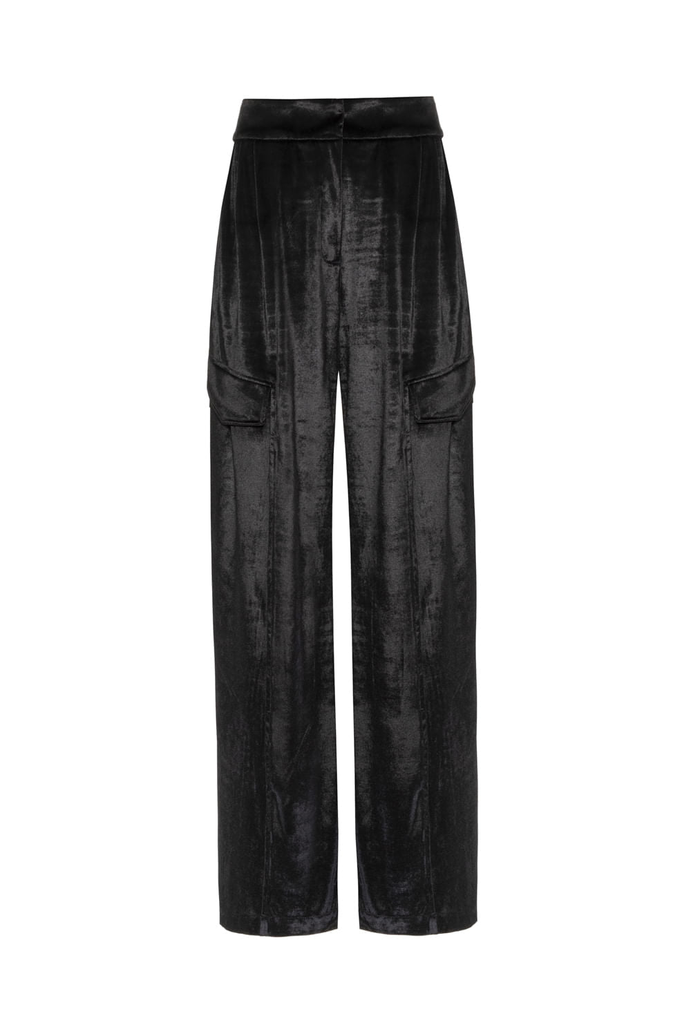 CALÇA BOLSOS VELUDO PRETO