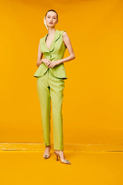 COLETE BOLSOS CREPE VERDE