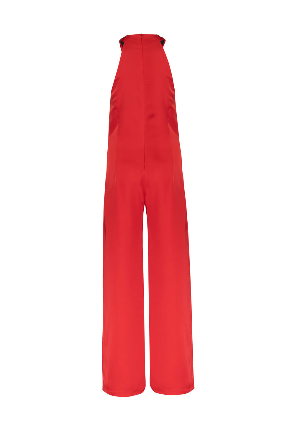 MACACÃO FRENTE ÚNICA CETIM VERMELHO