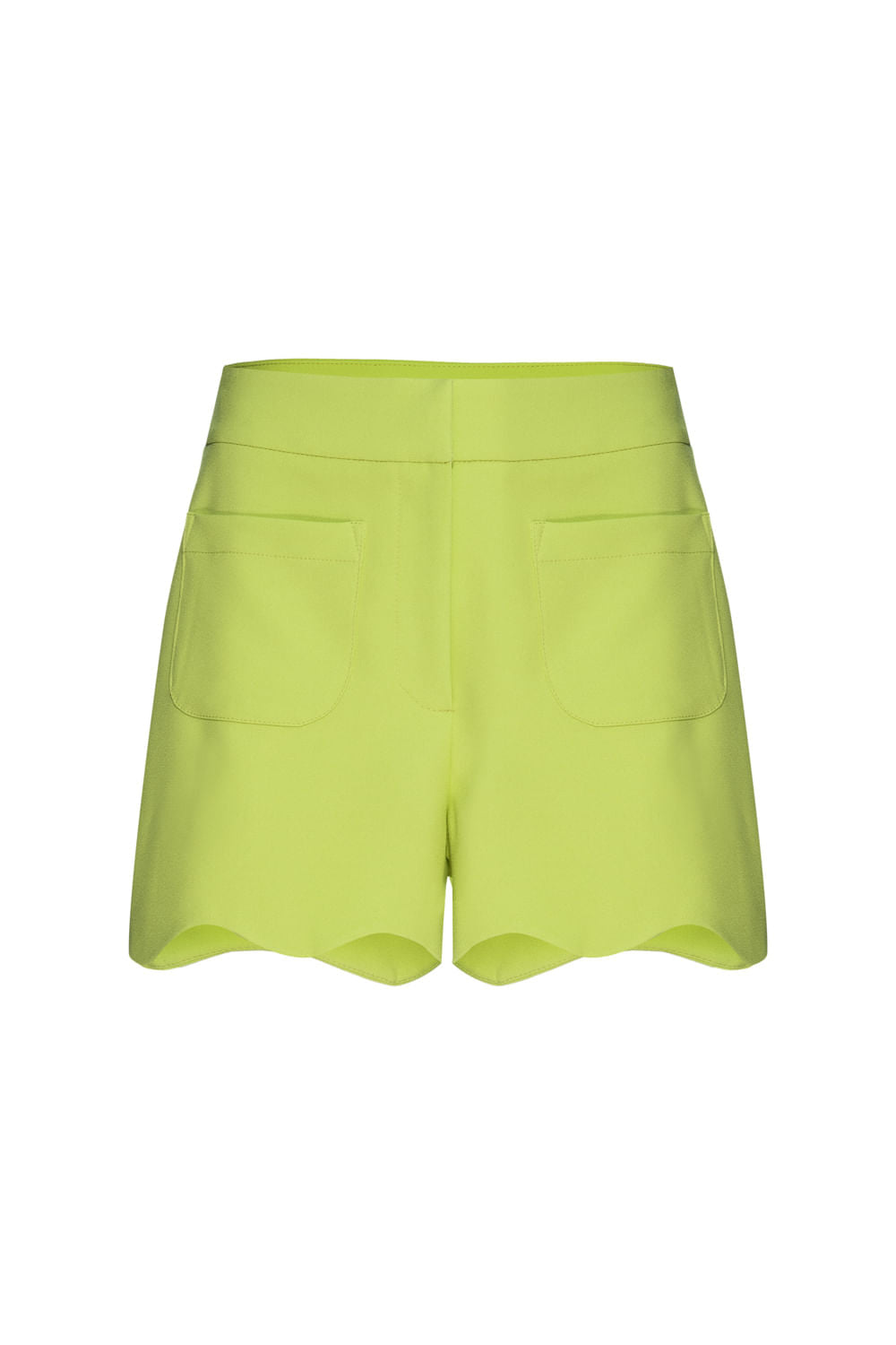 SHORT BOLSOS CREPE VERDE