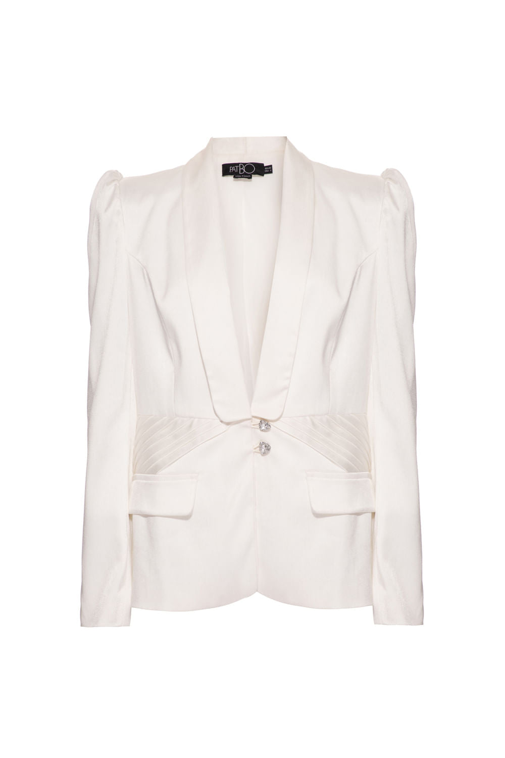 Blazer cetim rampling off white