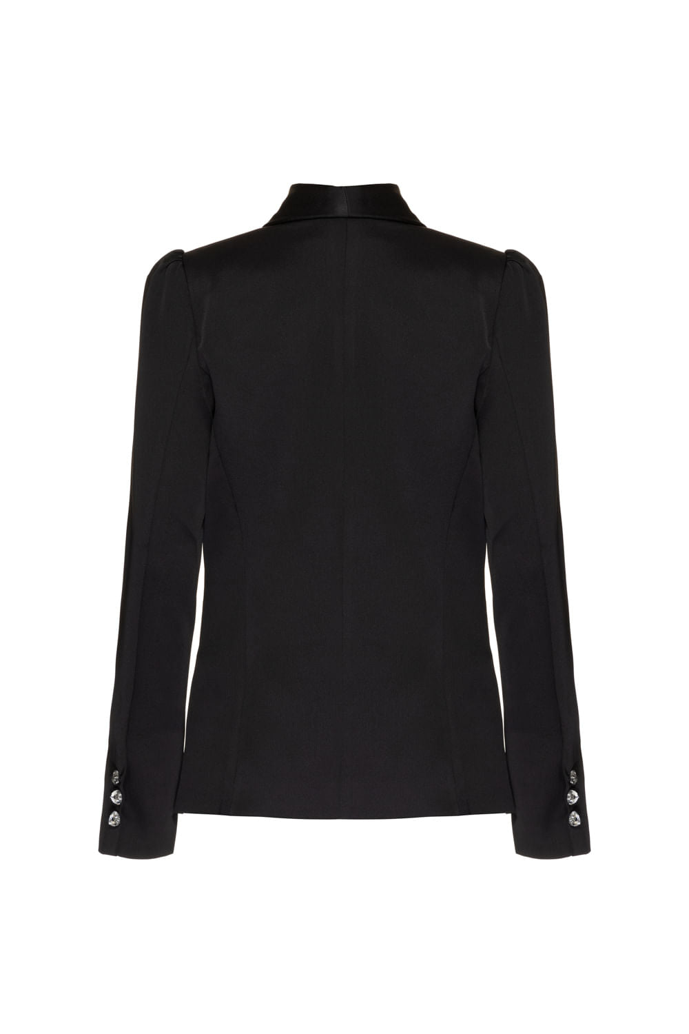 Blazer cetim rampling preto