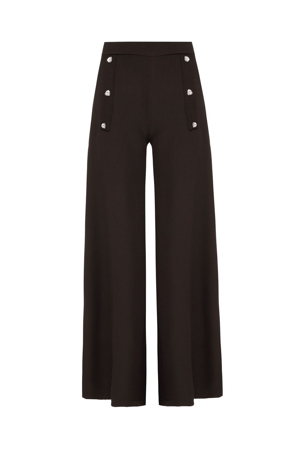 CALÇA PANTALONA CREPE EDIE PRETO