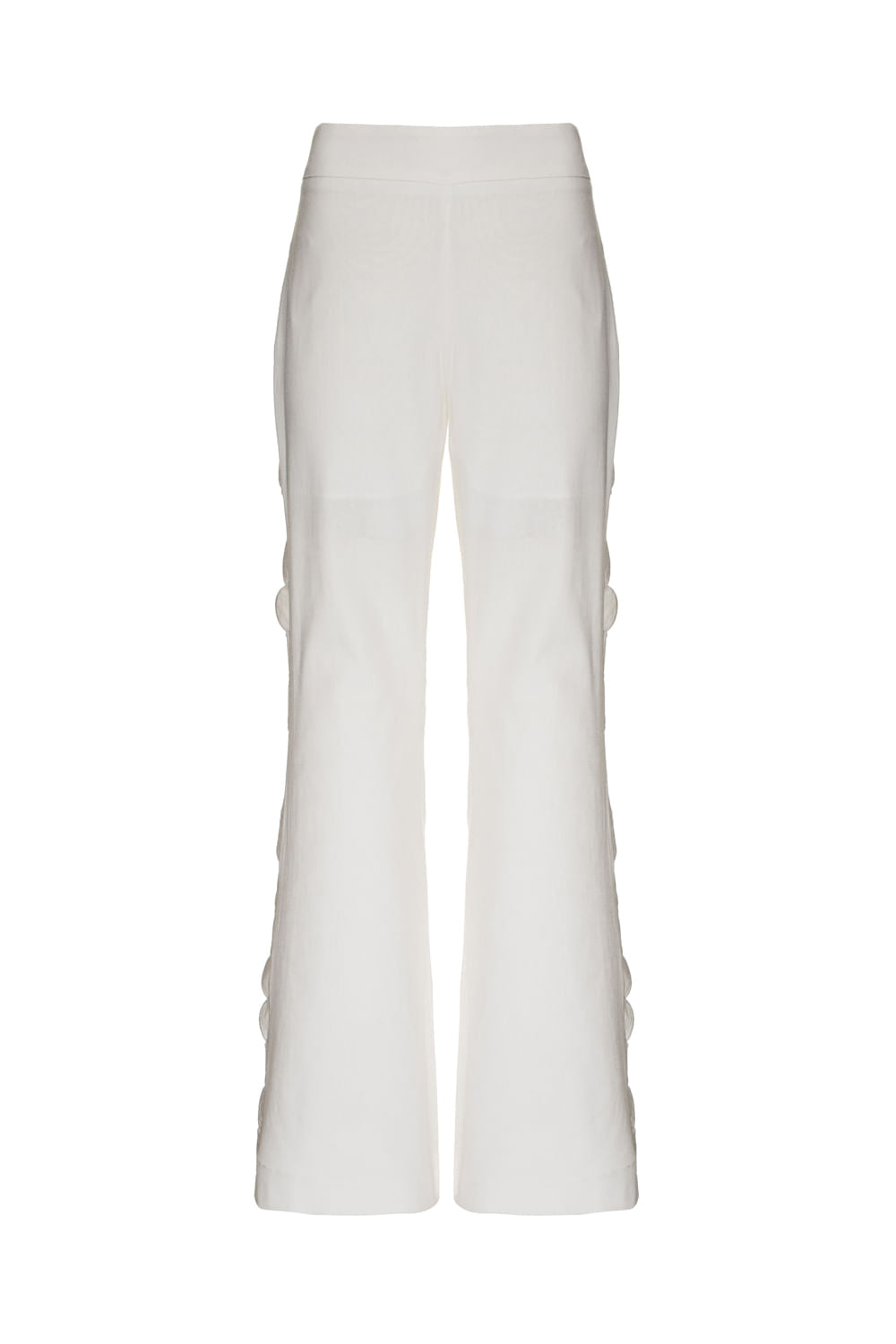 CALÇA RECORTE LINHO NILO MATRON OFF WHITE