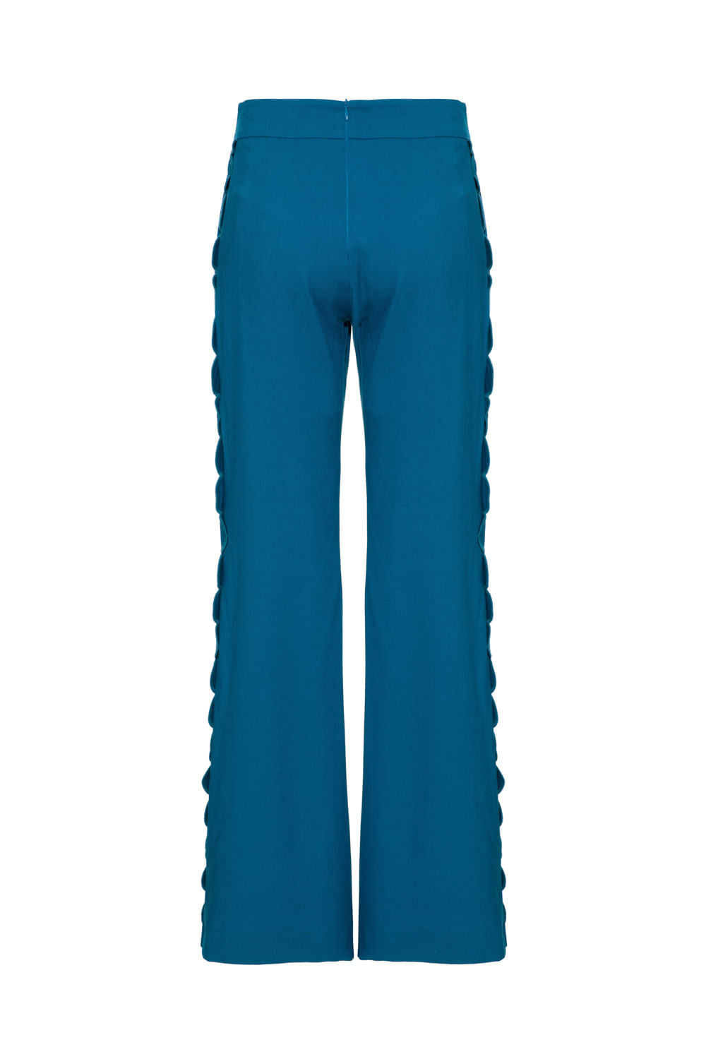 CALÇA RECORTE LINHO NILO MATRON AZUL