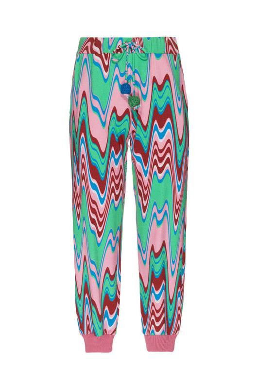 CALÇA MOLETOM WAVES VERDE