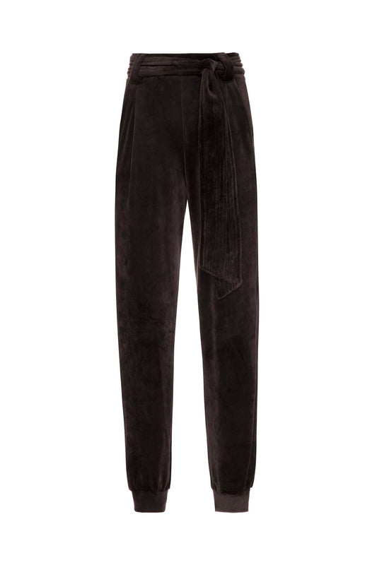 CALÇA FAIXA VELUDO BABYLON PRETO