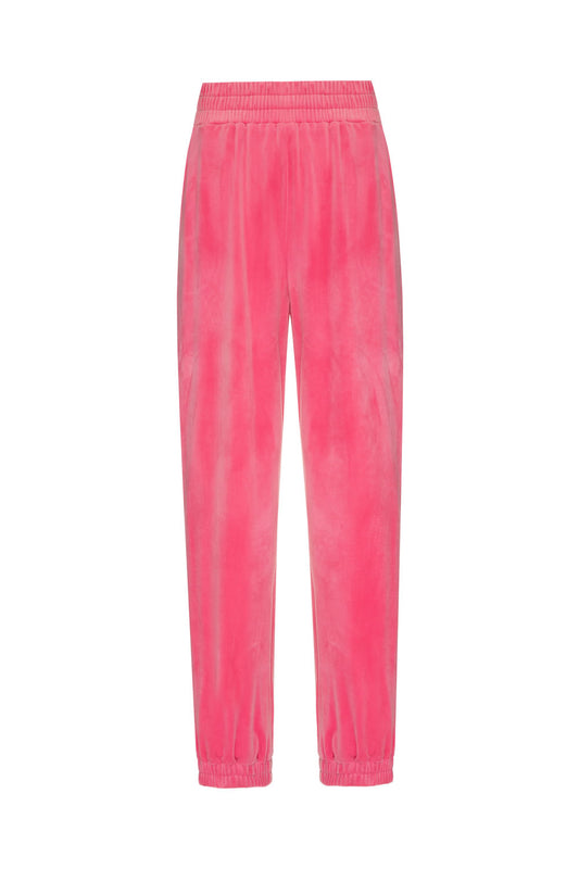 CALÇA FRANZIDO VELUDO BABYLON ROSA