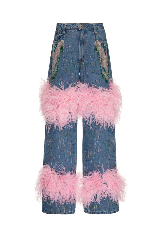 CALÇA PLUMAS DENIM VOGEL JEANS