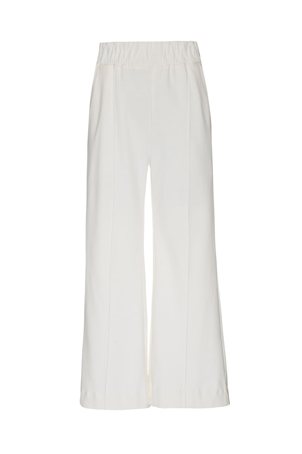 CALÇA AMPLA MOLETOM LUCY - MÃES OFF WHITE