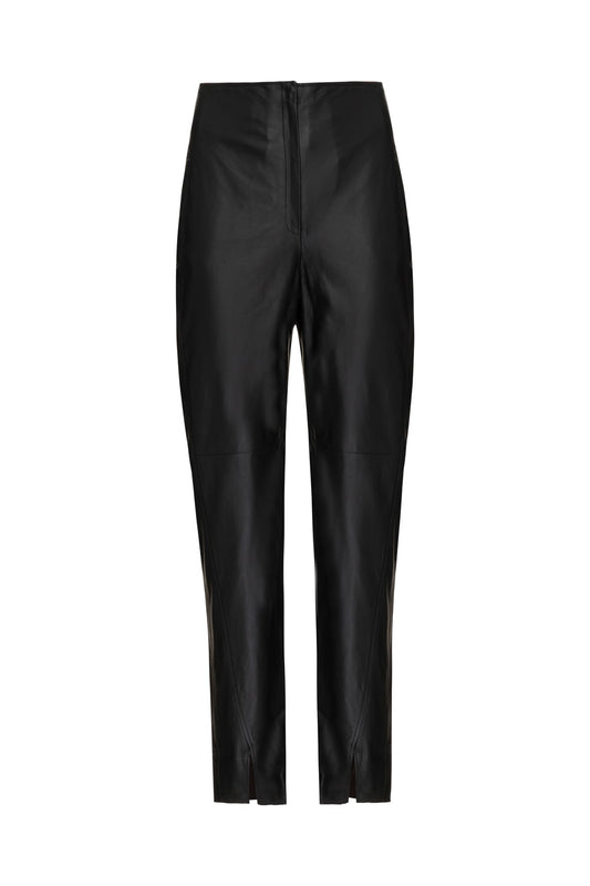 CALÇA FENDAS COURO DUNA PRETO