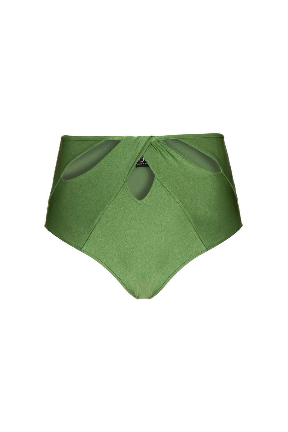 HOT PANTS ABERTURAS LYCRA JOLIE VERDE