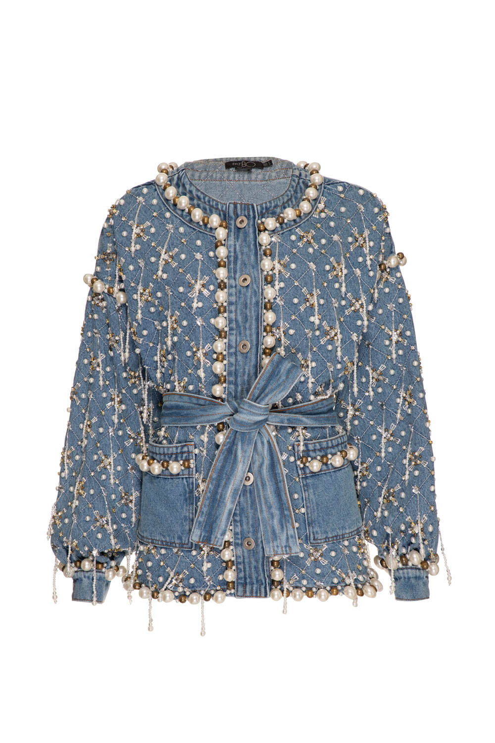 JAQUETA  PATBO I23 AZUL JEANS CLARO