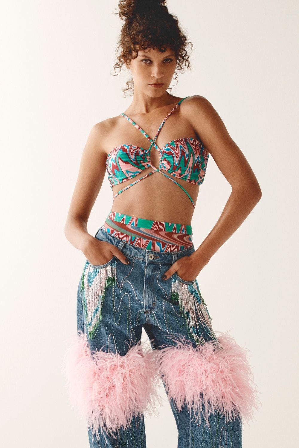 JAQUETA  PATBO I23 AZUL JEANS CLARO
