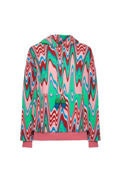 CASACO MOLETOM WAVES VERDE