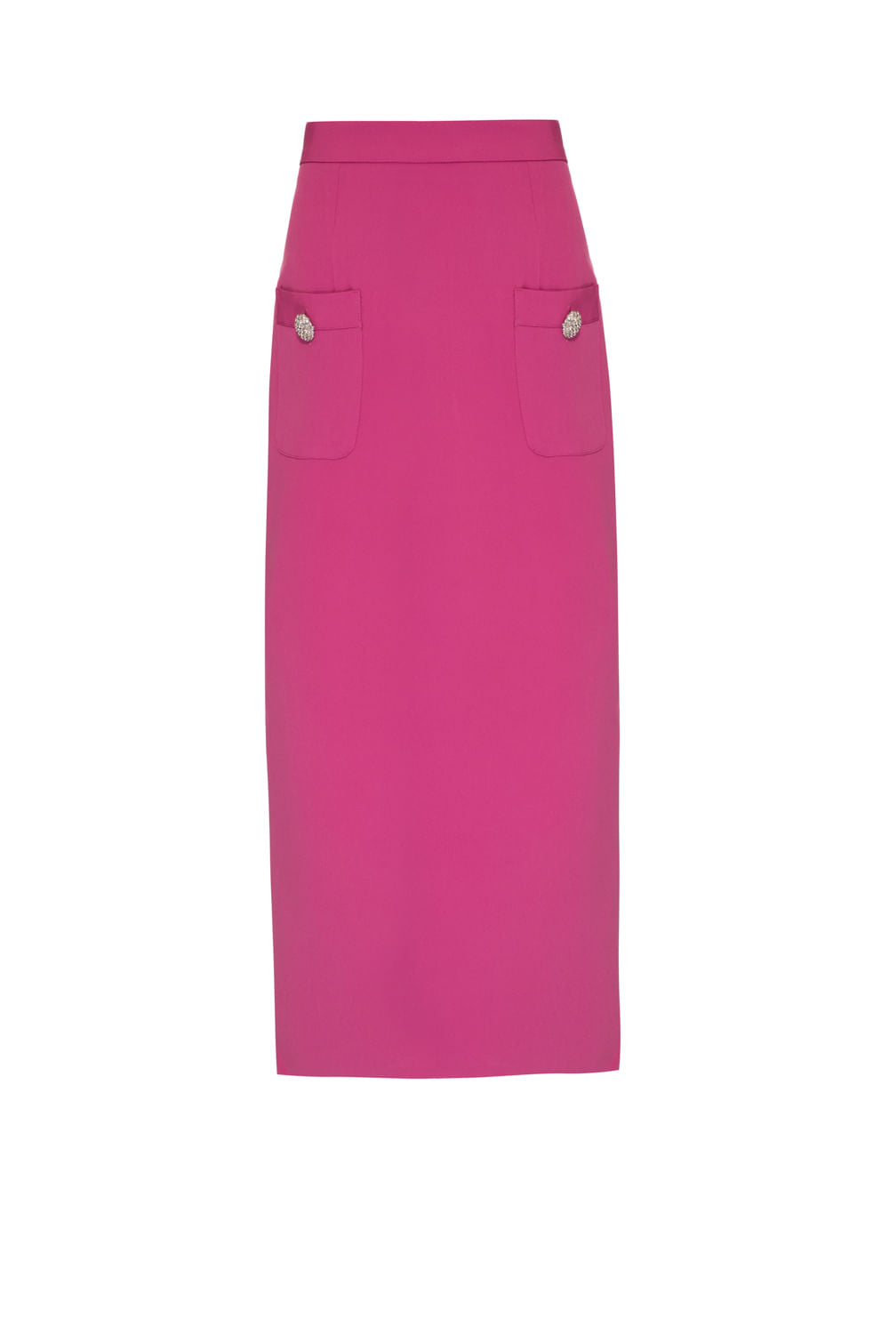 SAIA MÍDI CREPE EDIE FUCSIA
