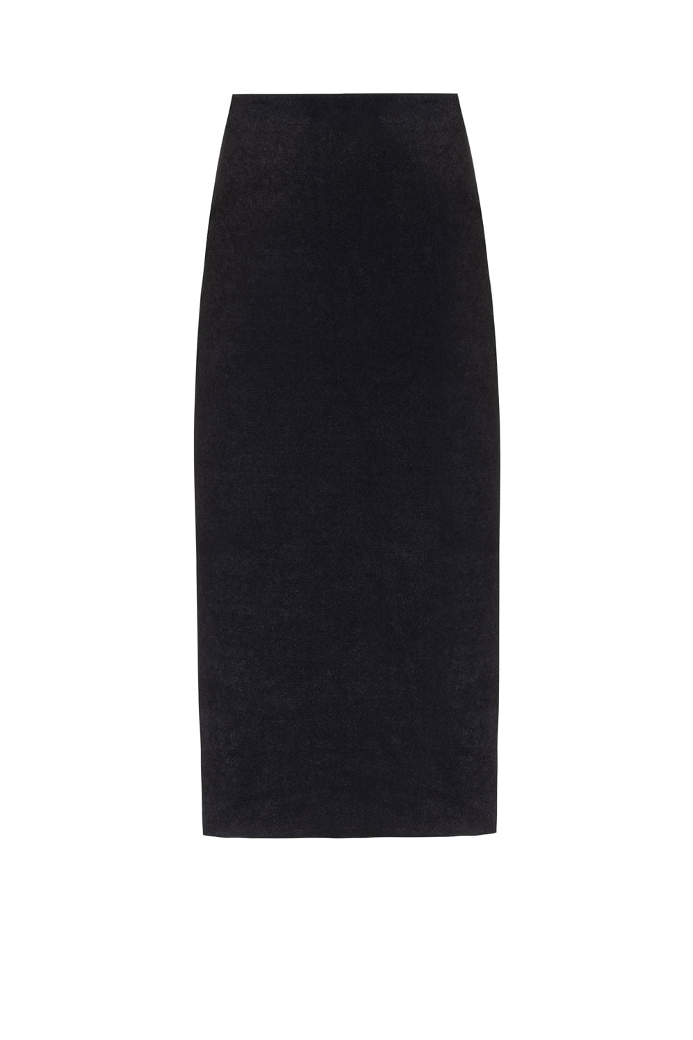 SAIA MÍDI MALHA LUXOR SPY PRETO