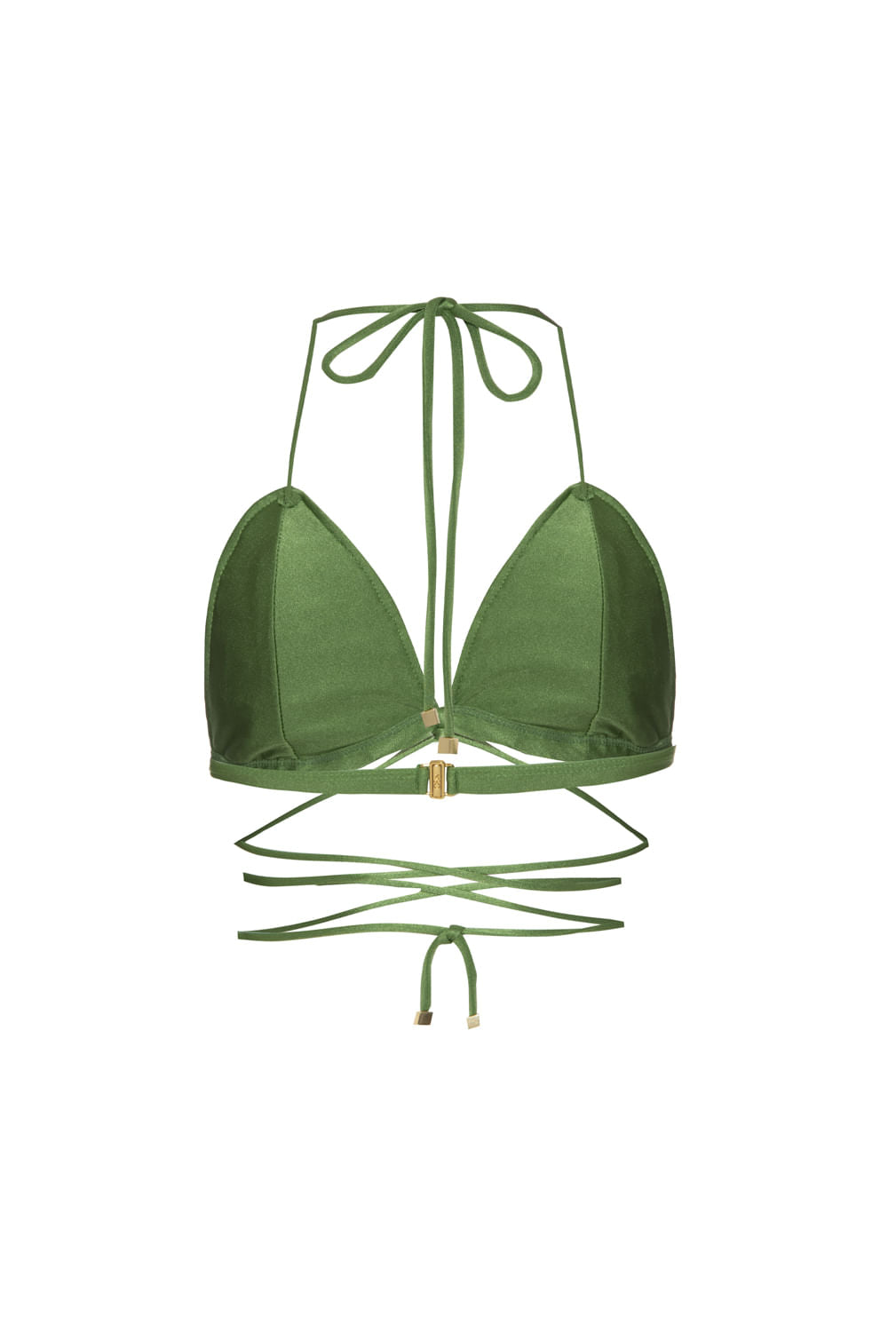 TOP BIQUÍNI CORDÕES LYCRA JOLIE VERDE