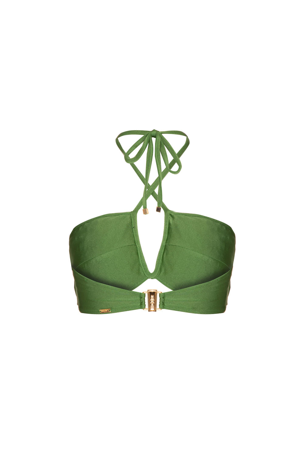 TOP BIQUÍNI PREGAS LYCRA JOLIE VERDE