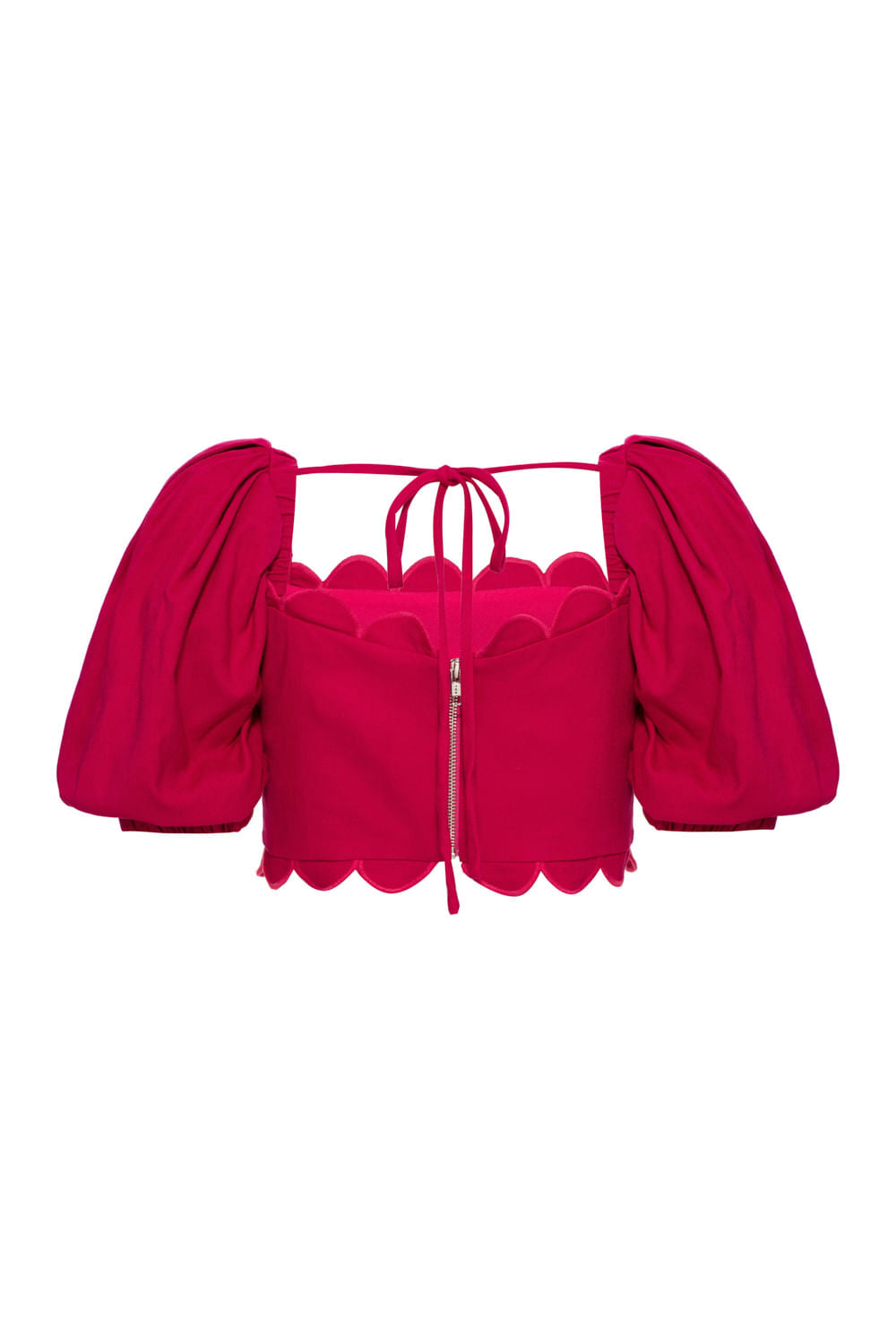 TOP CROPPED RECORTE LINHO NILO MATRON PINK