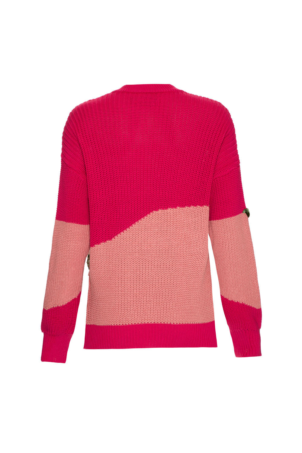 TRICOT BICOLOR MISS EMILY NUDE E ROSA CLARO