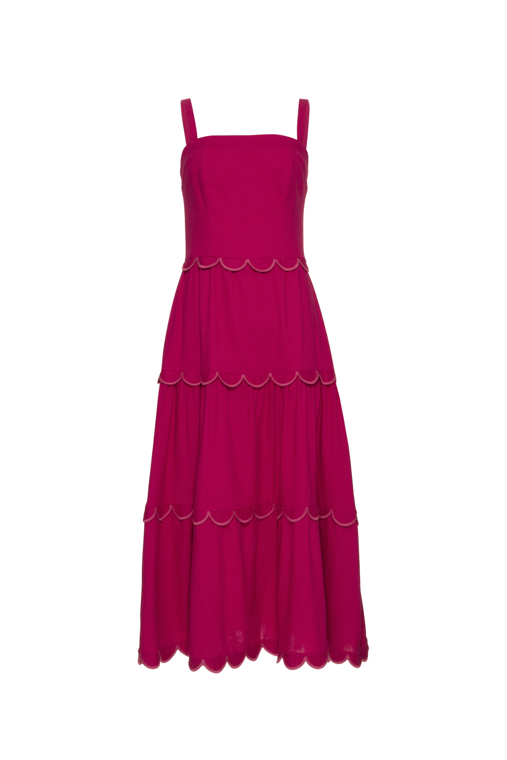 VESTIDO MÍDI LINHO NILO MATRON ROSA