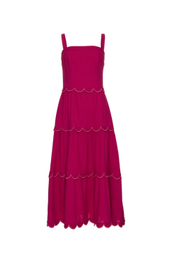 VESTIDO MÍDI LINHO NILO MATRON ROSA