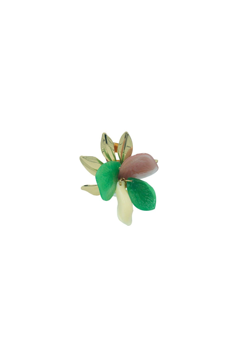 ANEL LÍRIO VERDE C/ BLUSH