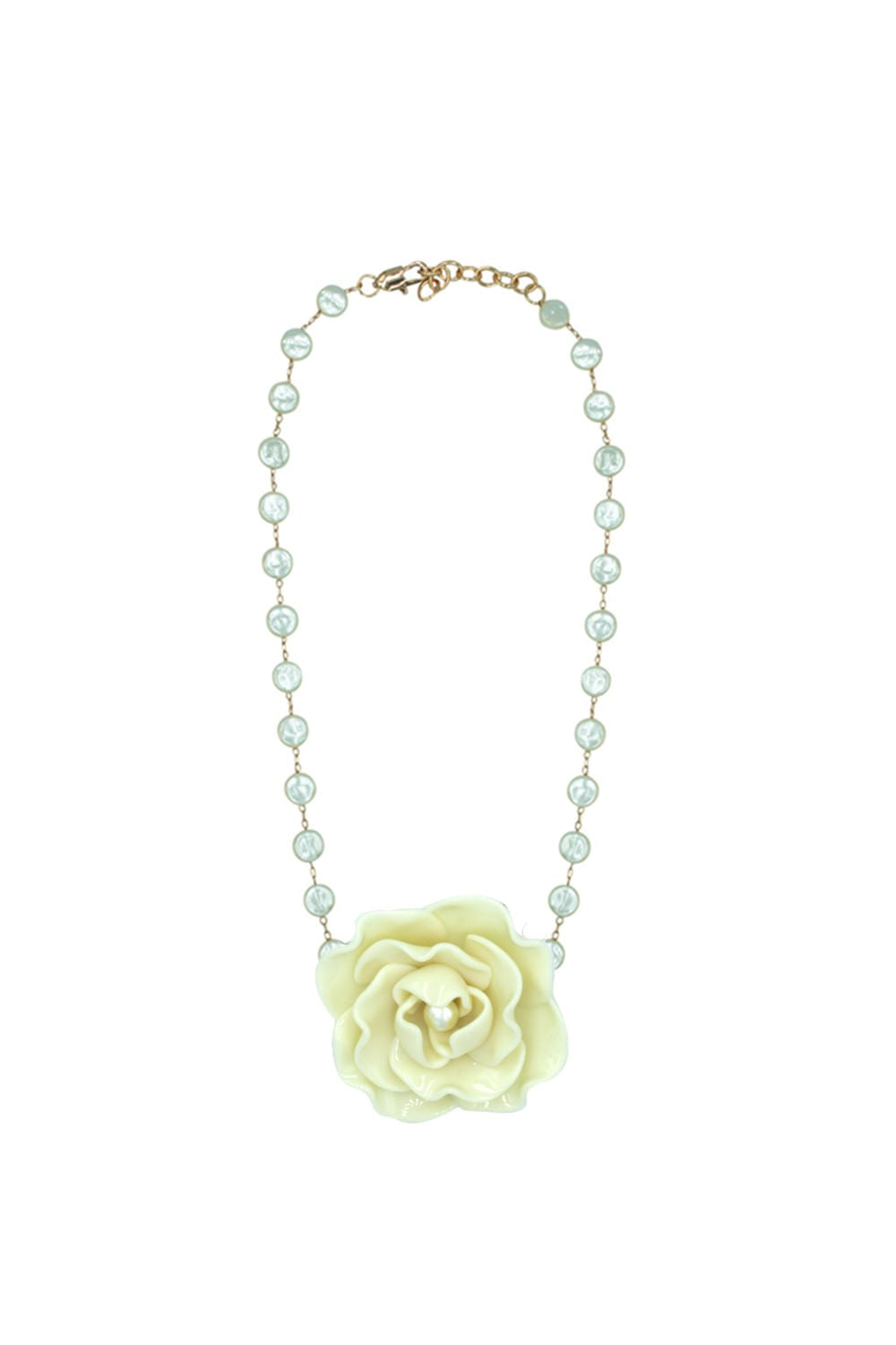 COLAR PÉROLAS GARDÊNIA OFF WHITE