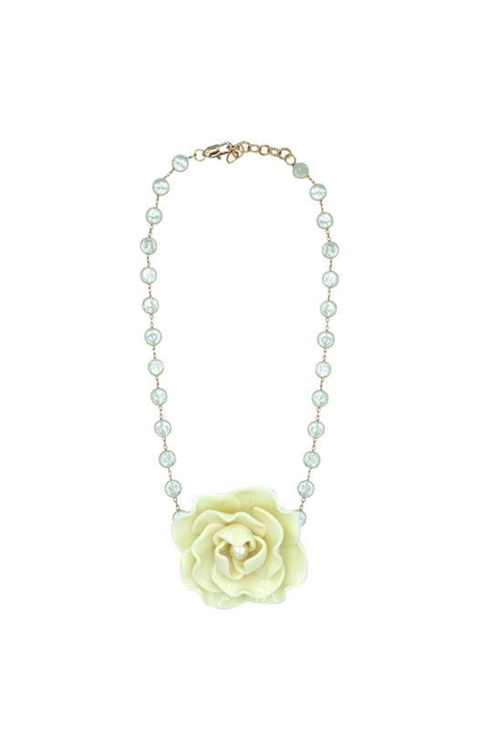 COLAR PÉROLAS GARDÊNIA OFF WHITE
