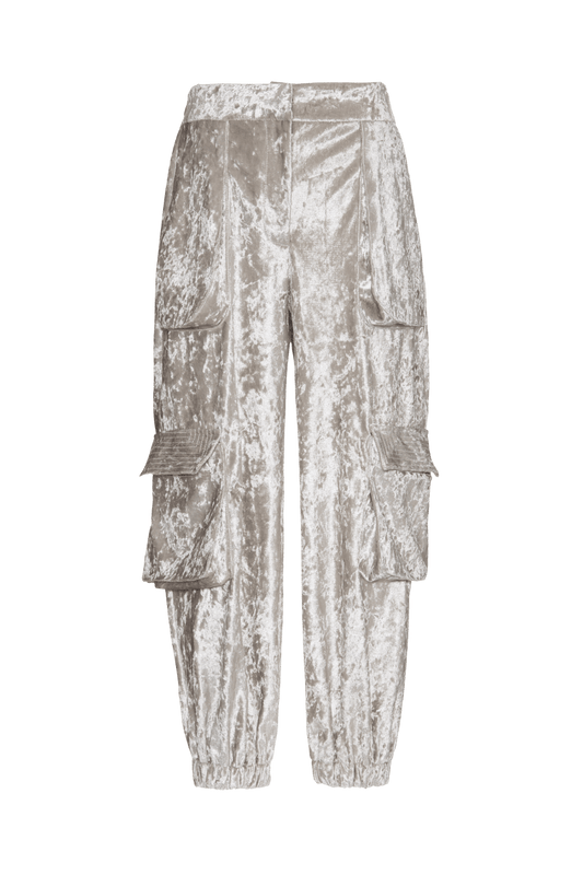 CALÇA CASUAL VELVET CINZA