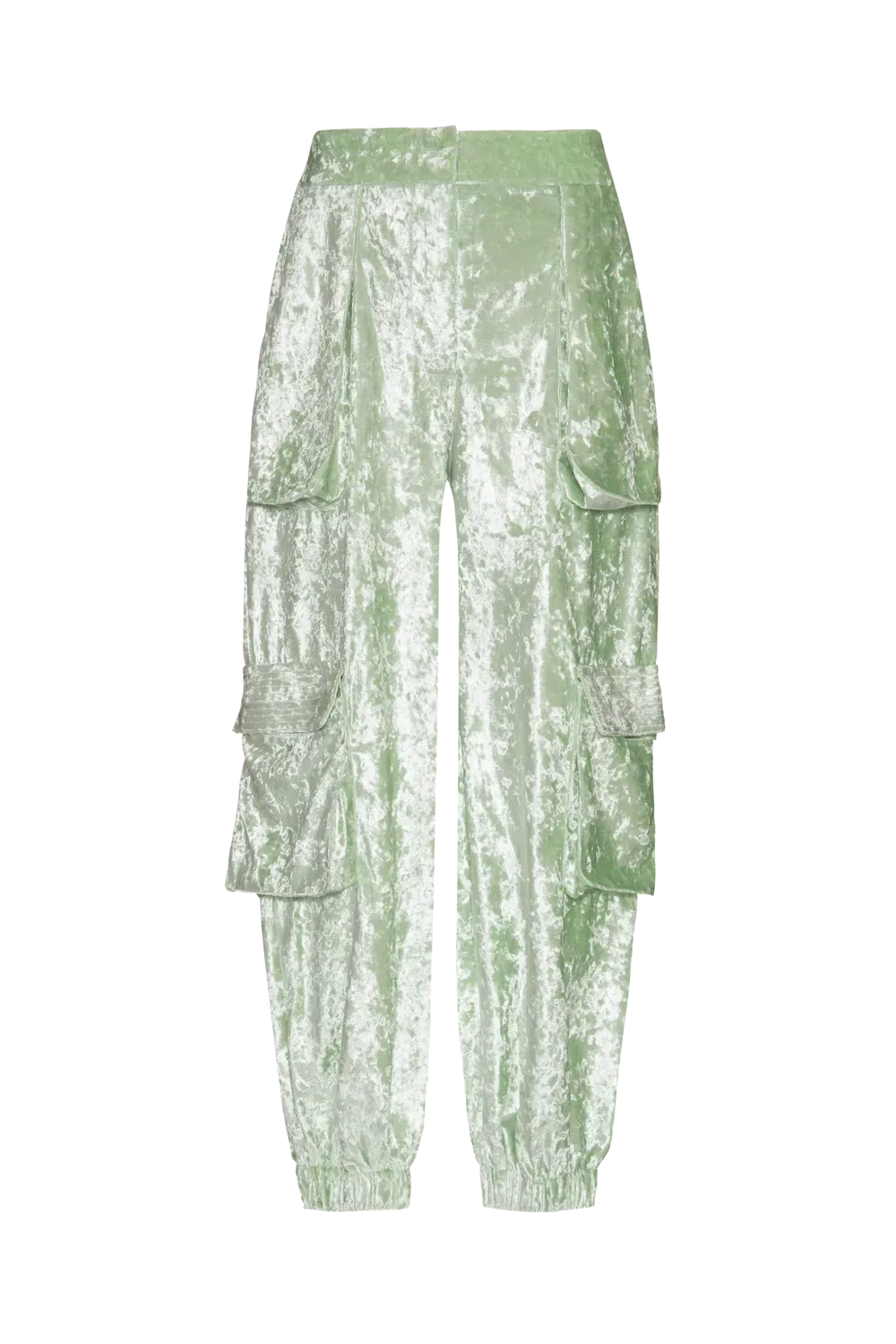CALÇA CASUAL VELVET VERDE CLARO