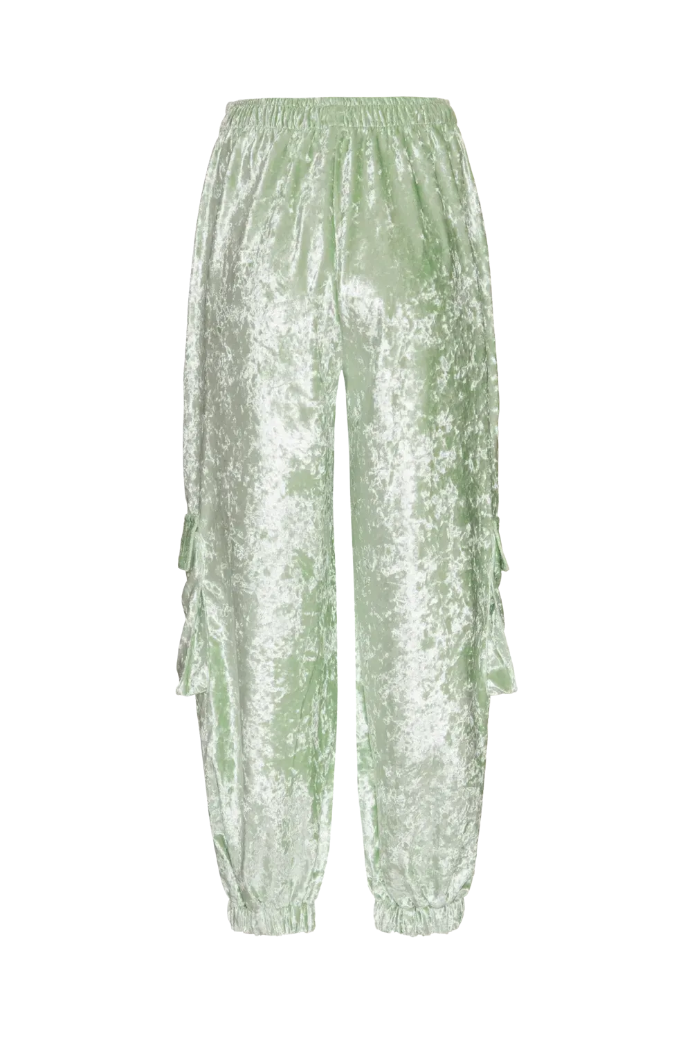 CALÇA CASUAL VELVET VERDE CLARO