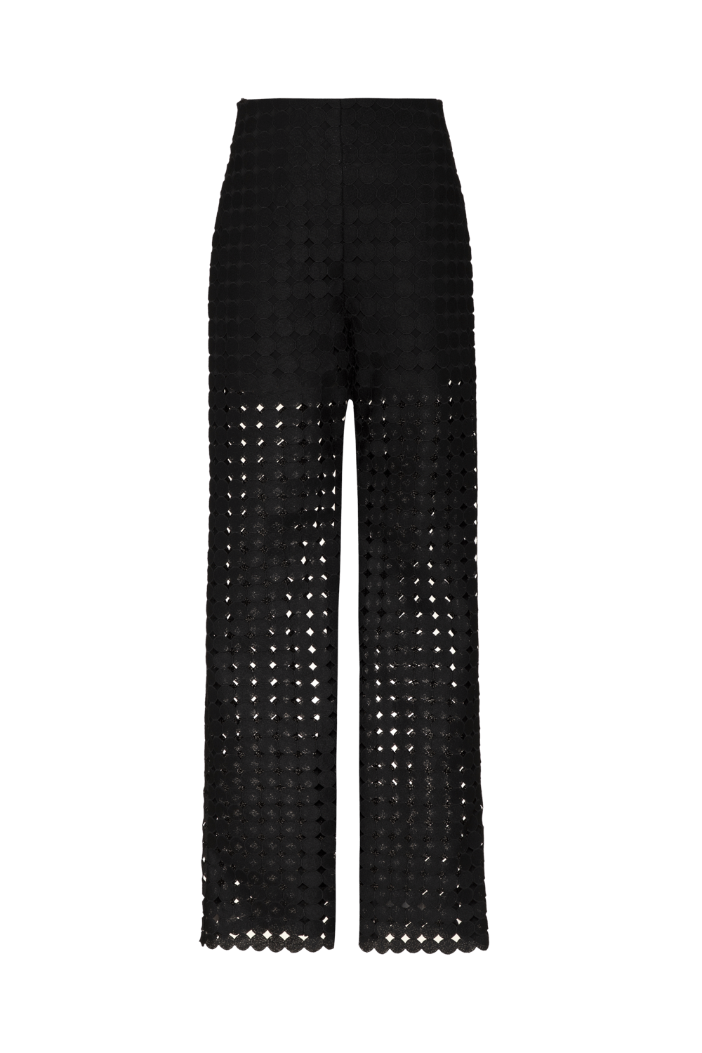 CALÇA RENDA GUIPIR MEMORY PRETO