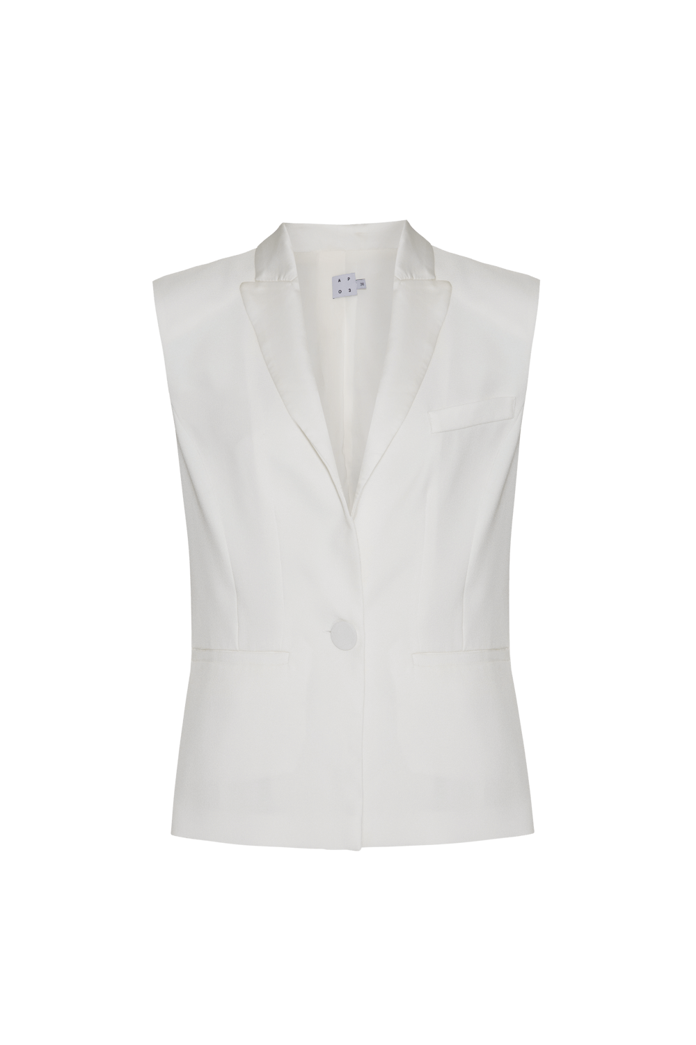 COLETE CROPPED CLASSIC CREPE OFF WHITE